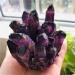 Home Decoration Natural Violet Ghost Phantom Quartz Crystal Cluster Specimen Stones ERTEYIN (Size : 400-500g)