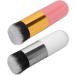 Cosmetic Brush Brush Nylon Fiber Portable Comfortable 1 Color Silver White 2 Pieces for Travel - Buy Online on GoSupps.com