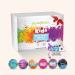 Sky Organics Kids Bath Bombs Gift Set - 6 Jumbo Bubble Bath Fizzies with Surprise Toys - Made in USA - Buy Online on GoSupps.com