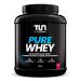 Pure Whey | 81% Protein in 2 Sources | Rich in BCAA Glutamine and Casein | Gradual Assimilation | Fast and Dry Bodybuilding | Low Calorie | 750g | Smooth Strawberry Flavor | TLN