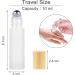 Yalbdopo Frosted Clear Roller Bottles for Essential Oils - 10pcs Refillable with Stainless Steel Roller Balls & Lids - Best Quality | International Shipping - Buy Online on GoSupps.com