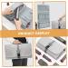 CANIGHT Multifunctional Storage Bag Hair Curler Storage Bag Hair Curler Organizer Bag Hairdryer Grey Leather - Buy Online on GoSupps.com