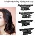 Buy Durable Hair Section Claw Clamps - 12pcs Black Butterfly Clips for Hairdressing | International Shipping Available - Buy Online on GoSupps.com