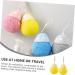 FRCOLOR 4 Pack Mushroom Bath Balls - Spa Quality Body Scrubbers & Loofahs for Kids | Ideal Bathing Accessories & Toiletries - Buy Online on GoSupps.com