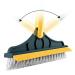 2 in 1 Cleaning Scrub Brush 120 Rotating Detachable Floor Scrub Brush with Long Handle V-Shaped Shower Brush for Cleaning with Squeegee for Bathroom Kitchen 2 in 1 Cleaning Scrub Brush Shower