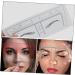  GOOHOCHY 10 Pieces Eyebrow Ruler Plastic Eyebrow Template for Makeup for Shaping Women - Buy Online on GoSupps.com