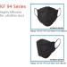 GoodDay English Black KF94 Dust Face Mask - 10 Pack for Adults - Large Size - International Shipping Available - Buy Online on GoSupps.com