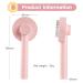 Self-Cleaning Pet Brush for Cats - Effortlessly Remove Loose Hair & Matting Long & Short Hair - Pink - Buy Online on GoSupps.com