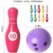 YECEN Wooden Color Digital Bowling Toy | Indoor/Outdoor Sports Game for Kids & Adults | Gifts for Boys & Girls (3+ Years) - Buy Online on GoSupps.com