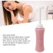 ZJchao Reusable Vaginal Shower - Manual Pressure Cleaning 500ml | Discharge-Proof Post-Birth Recovery Tool with Storage Bag - Pink - Buy Online on GoSupps.com