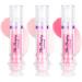 3 Colors Lip Plumping Booster Spicy Lip Plumper Gloss Lipstick Lip Plumping Oil Ultra-Hydrating & Nourishing Plump and Pout Lip Plumper for Women Girls (SET A)