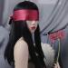 3Pcs Satin Eye Mask Blindfolds for Party Games and Sleeping - Adjustable Silk Blindfolds in Black, Red, and White - 140 cm/55 inch - Buy Online on GoSupps.com