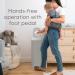 Diaper Genie Platinum Diaper Pail Sage Green - Made in Durable Stainless Steel and Includes 1 Easy Roll Refill with 18 bags - Buy Online on GoSupps.com