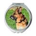 Mirror Compact Mirror Sch fer Dog German Shepherd Old German Shepherd Dog pocket mirror portable mirror