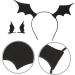 FRCOLOR 2 Sets Bat Headband Hair Clip Halloween Headbands for Women Halloween Decor Bat Headbands Bat Cosplay Ears Hair Hoops Halloween Prop Black Clips Hair Clips Party Headband Fabric - Buy Online on GoSupps.com