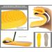 Plantar Fasciitis Orthotic Shoe Insoles - Cushioned Arch Support and Heel Cushioning (L Women 8-13 / Men 7-12) - Buy Online on GoSupps.com