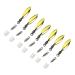 Harmony Fishing Company - 7 Pack Tail Spinners (Hitchhikers for Soft Plastic/senko Fishing Lures, Willow or Colorado Blade) Willow Blade (7 Pack, Gold)