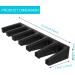 Solid ABS Standard PMAG Wall Mount  Mag Holder  Home Magazine Storage Rack 6 x PMAG Mount 1 Pack - Buy Online on GoSupps.com