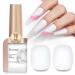 Quick Dry Nail Polish Milky White Nail Polish Air Fast Drying White Nail Polish Non Gel For Summer Regular Natural Color Water Based Fingernail Polish Nail Lacquer For Nail Art 12ML ZJY027