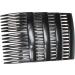 4 Pack of 7cm Plain French Side Hair Combs Slides Grips Clips Hair Accessories for Women Girls by Glitz4Girlz (Black) - Buy Online on GoSupps.com