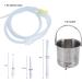Seafront Enema Bucket | 1.6L Silicone Intestinal Cleaner with Hose Nozzles & Storage Bags - Ideal for Hydrotherapy - Buy Online on GoSupps.com