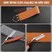 Stainless Steel Cut Throat Razor Kit with Leather Sharpener - Straight Razor for Barber & Home Shaving - Single Edge Blades - Ideal Men's Gift - Buy Online on GoSupps.com