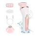 YHC Electric Shaver for Women - Wet & Dry Lady Shaver for Legs Underarms Face Bikini Hair Removal - Cordless Waterproof Painless 2-in-1 Girl Electric Razor - USB Rechargeable (Pink)