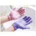 Hemoton Exfoliating Shower Gloves - Body Scrub & Bath Exfoliator | Purple Medium Size for Soft Skin - Buy Online on GoSupps.com