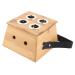 Ruilogod Bamboo Four Holes Moxa Healing Therapy Moxibustion Box Wood Color