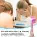 Cleaning Brush Manual Facial Cleansing Brush 2 in 1 Facial Cleansing Brush Manual Silicone Facial Wash Brush Facial Cleansing Brush Manual Manual Face Brush Skin Scrub Brush - Buy Online on GoSupps.com