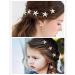 BERYUAN trendy Hairpin Starfish Hair Jewelry Star Rhinestone bobby pin Bridal Hair Pin barrette hair clip Crystal Headpiece Wedding Women Hair Accessory Prom Hair Dress 6pcs