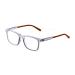 ADEWU children's glasses without starch blue light filter rectangular glasses frame anti blue light glasses tr90 anti fatigue glasses frame for girls and boys light gray/orange