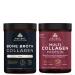 Ancient Nutrition Bone Broth Collagen Powder Pure 30 Servings + Multi Collagen Protein Powder Unflavored 45 Servings