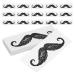 Sewroro Autocollants pour pilation Nez et Moustache Lot 100 Pi ces Cire Visage Accessoires et Protections Barbe pour Homme Soins Personnels
