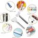 Luejnbogty 10 Pieces Metal Toothpaste Squeezer Tube Squeezer Press Key Tube Squeezer for Family Washroom Bathroom Toothpaste Etc - Buy Online on GoSupps.com