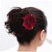 VALICLUD 2 1 rose flower hair clip rose flower hair pins Rose Flower Hair Comb Rose Hair Clip mexican hair accessories Rose Flower Hairpin rose pin bohemian wedding suit bridegroom Rosso - Buy Online on GoSupps.com