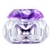 Nail Liquid Crystal Dish Nail Art Dappen Dish Crystal Glass Liquid Powder Cup Clear Diamond Manicure Bowl With Lid