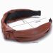 Etercycle 3 Pcs Pu Leather Knotted Headbands - Stylish Hair Accessories for Women - Perfect for Daily Wear, Dating, Sports, Yoga - PU Leather Set - Buy Online on GoSupps.com