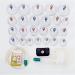 LIANGJUANG Cupping Set Cupping Therapy Set Silicone Cupping Therapy Set Cupping Household Set 24 Suction Cupping Plastic Complete Set - Buy Online on GoSupps.com