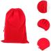 VINTORKY 3pcs Hair Dryer Storage Bag Hair Blower Pouches Large Storage Bag Drawstring Pouches Flannel Red - Buy Online on GoSupps.com