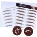 Mipcase 4pcs Eyebrow Stickers Makeup Stencil Instant Transfer Eyebrows 6d Hair-like Eyebrows Stickers Shaper - Buy Online on GoSupps.com