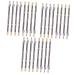 NOLITOY 24 pcs Built-in A Makeup with Professional for Women Girls Beauty Eyebrow -in- Sharpener Pencil 1 count (Pack of 1) Coffeex3pcs
