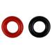 Zelerdo 2 Pack Golf Club Warm Up Swing Weight Ring Black and Red