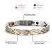 Buy JITNGA Stainless Steel Titanium Magnetic Bracelet - Stylish Silver & Gold Bangle for Men & Women | International Shipping Available - Buy Online on GoSupps.com
