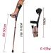 Aluminum Underarm Crutches for Adults and Teens Non-Slip Open Cuff Crutches Adjustable Canes Perfect for Travel Or Work Independence 2 - Buy Online on GoSupps.com