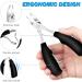 Podiatrist Toenail Clippers Pedicure Toenail Cutters with Super Sharp Curved Blade Professional Thick & Ingrown Toe Nail Clippers for Adults & Seniors - Buy Online on GoSupps.com