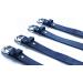 QMYBROW Real Leather Straps 4-Pack - Adjustable Cinch & Stirrup Straps with Metal Buckle for Multi-Purpose Use - High-Quality Black Cable Ties - Buy Online on GoSupps.com