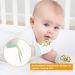 NOCHME Baby Anti Scratch Mittens 3 Pairs - Adjustable, Super Soft Cotton Gloves for Newborn Boys Girls 0-10 Months - White - Buy Online on GoSupps.com