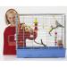 Bebester Bird Chewing Toys 8Pieces Bird Parrot Toys Bird Hanging Bell Toy Hanging Colorful Swing Chewing Toy Bells Ladder Swing for Small Parrots Macaws Parakeets Conures Cockatiels Love Birds - Buy Online on GoSupps.com