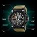 Men's Analog-Digital Sports Watch | 50M Waterproof Military | LED Screen | Stopwatch & Alarm | Black - Buy Online on GoSupps.com